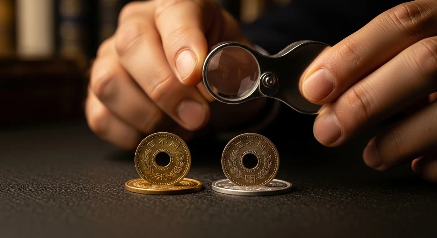 高額な江戸時代の小判と現代の金貨の比較 — 偽造品と本物の見分け方