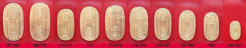 小判の種類と変遷