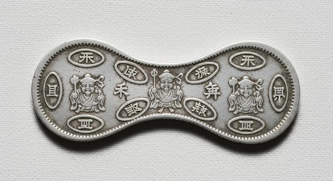 Genbun Chogin (Genbun Era Silver Ingot Coin, 1736)