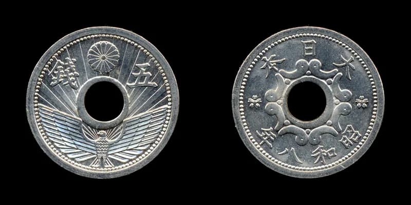 近代貨幣の相場と落札データのイメージ