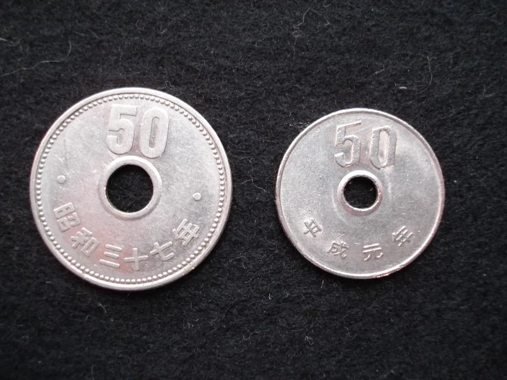 近代日本の貨幣（写真: Wikimedia Commons）