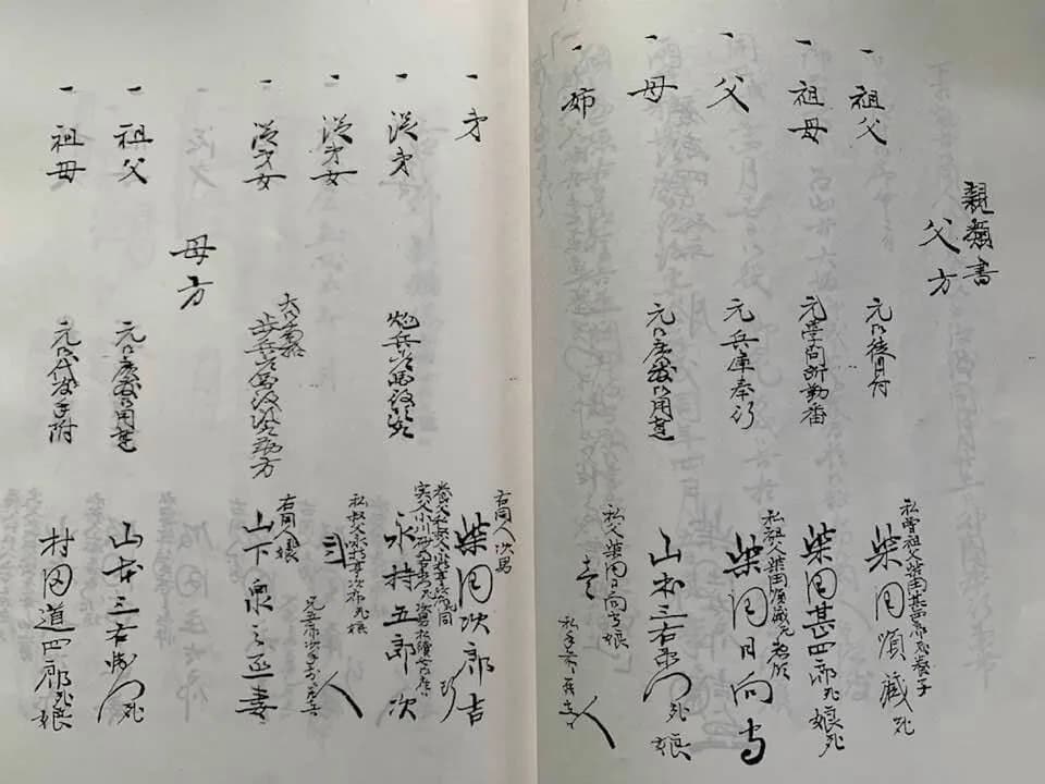 参考図版 日本の古文書。この項目の貨幣そのものではありません