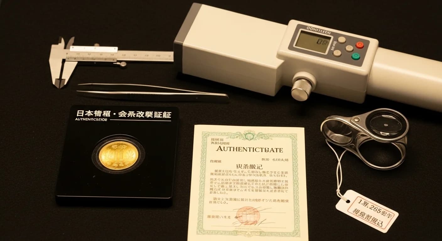 日本古銭 デジタル証明書——ブロックチェーン真贋証明の標準化へ のヘッダ画像