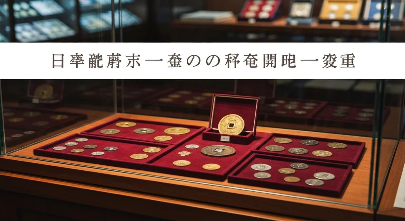 日本古銭 リユース市場連動——古着・古本業界との越境コラボで新規コレクター層を開拓 のヘッダ画像