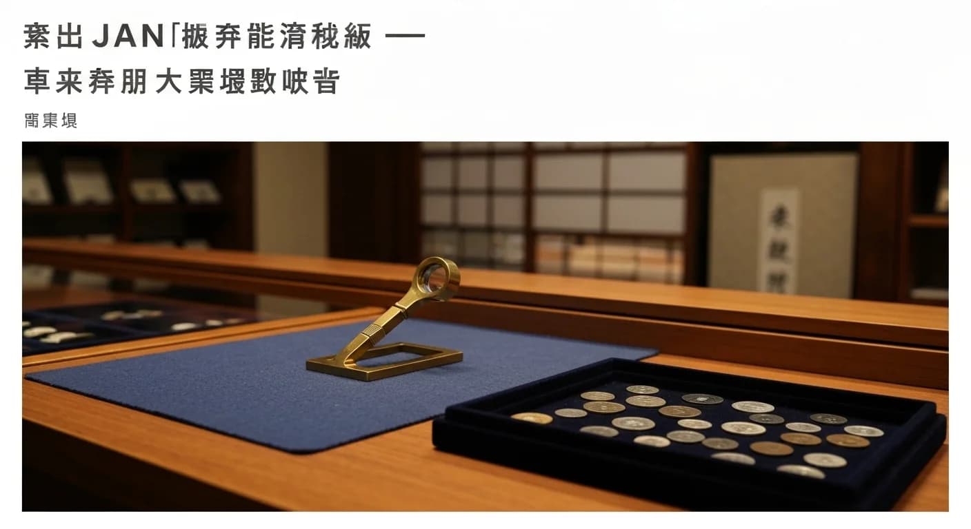 国内大手バーコード規格団体が古銭流通向け標準JANコード形式を策定 — 業界共通取引フォーマットの確立で、物流・販売・買取の業務効率が大幅向上 のヘッダ画像