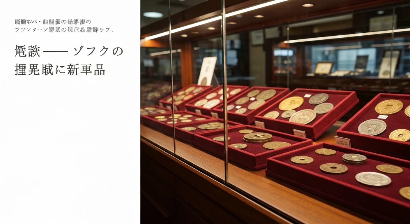 三越伊勢丹・高島屋・大丸が古銭コレクター向けプレミアム会員制度を共同創設 — 百貨店ロイヤリティが日本古銭市場に参入 のヘッダ画像