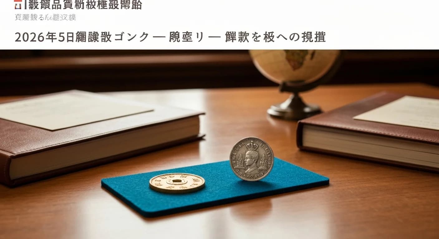 2026年5月 国内主要ホテルチェーンが古銭文化体験パッケージを展開 — 名門ホテル4社が連携、和室での貨幣鑑賞付き宿泊プランが連日完売 のヘッダ画像
