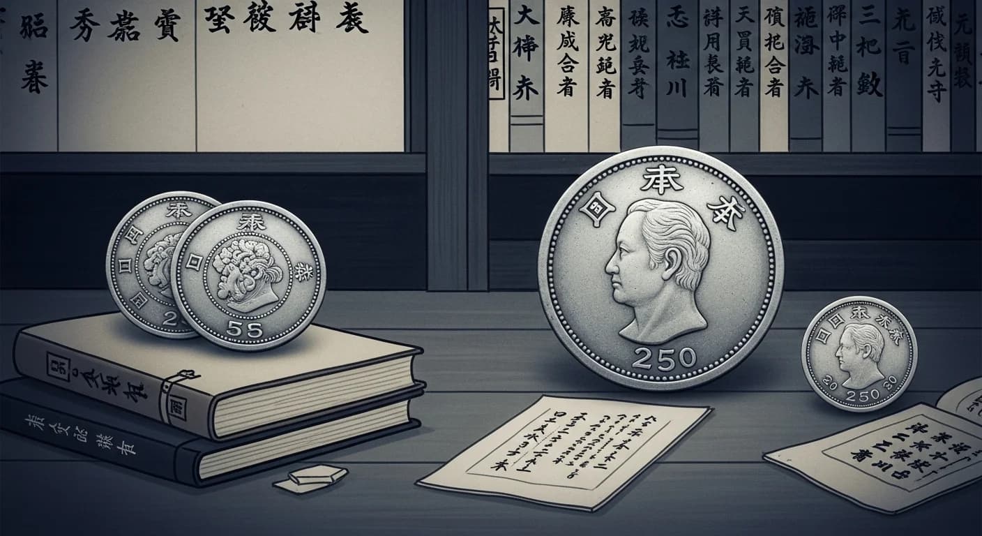 丁銀と豆板銀の二体制にまつわる歴史的場面（第1章）