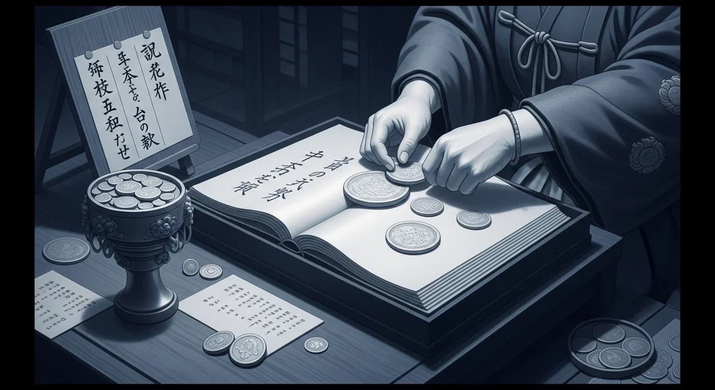 丁銀と豆板銀の二体制にまつわる歴史的場面（第4章）