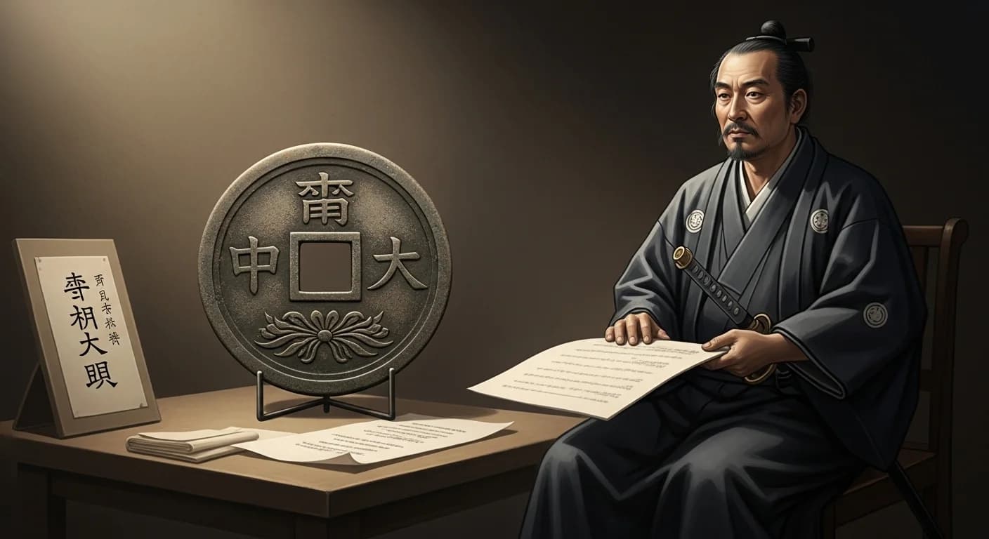 長年大宝にまつわる歴史的場面（第1章）
