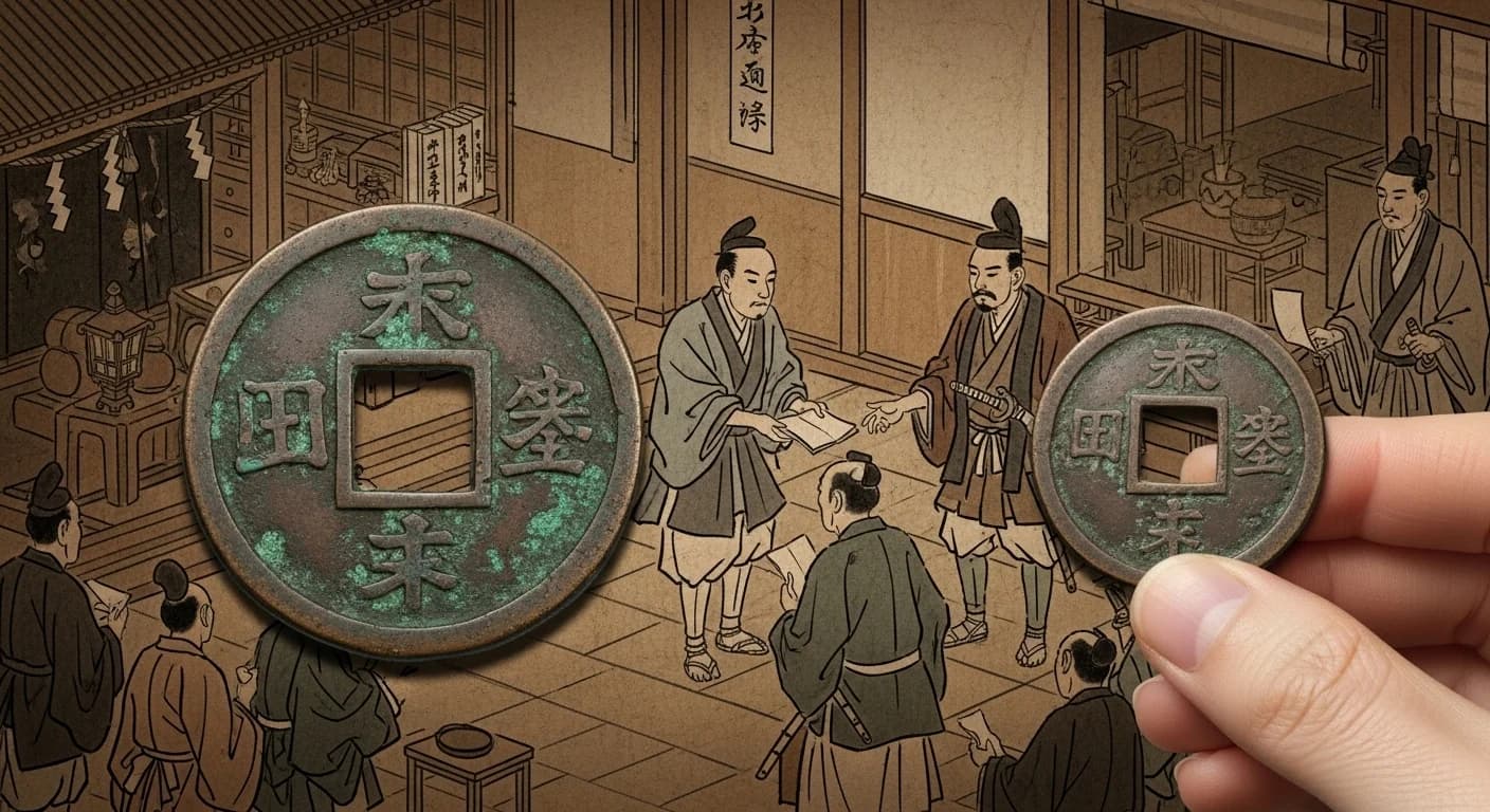 元和通宝にまつわる歴史的場面（第4章）