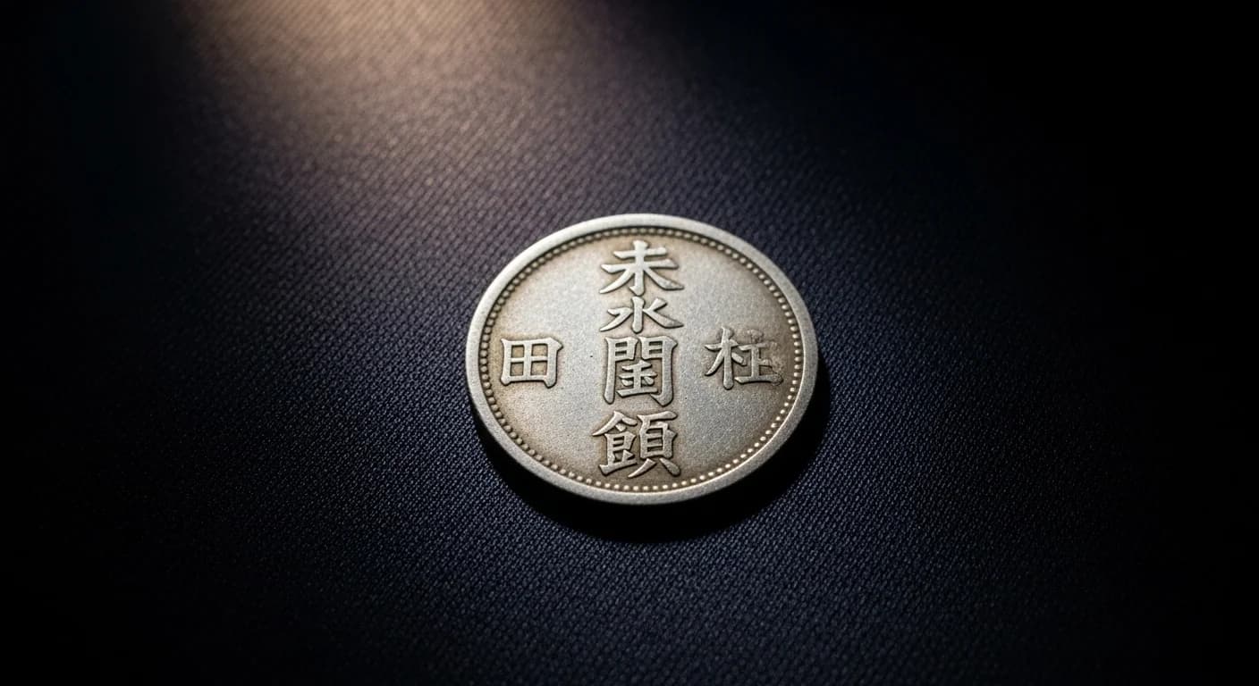 元禄丁銀の本体（江戸銀貨）