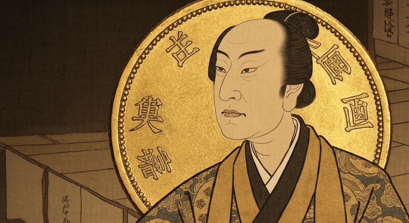 慶長一分判金の誕生時の図