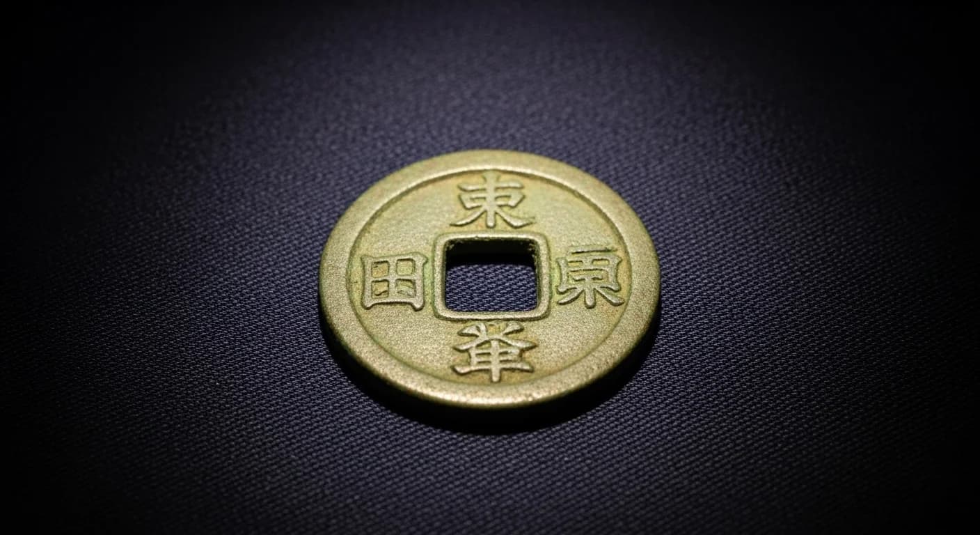 長崎鋳寛永通宝の画像