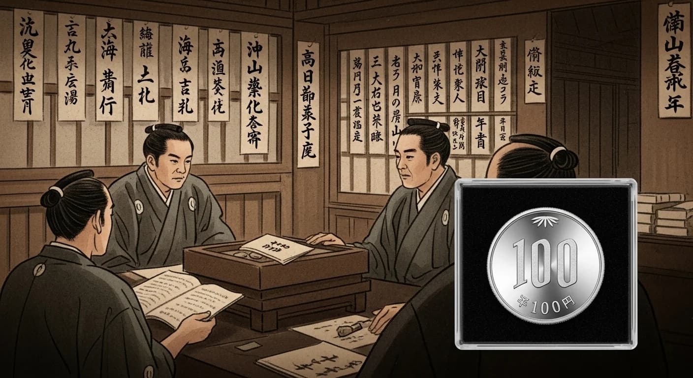 沖縄海洋博記念100円にまつわる歴史的場面（第1章）