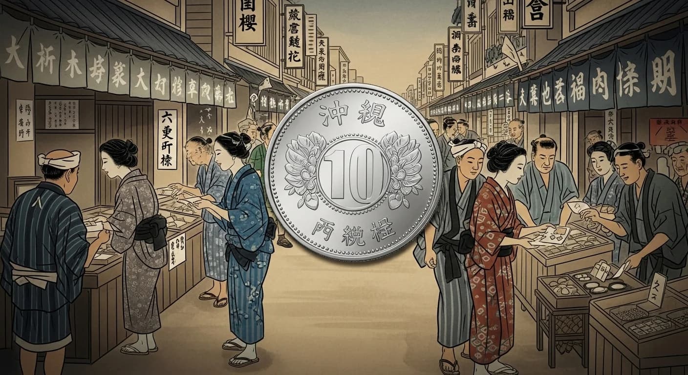 1972年当時の沖縄の街並み