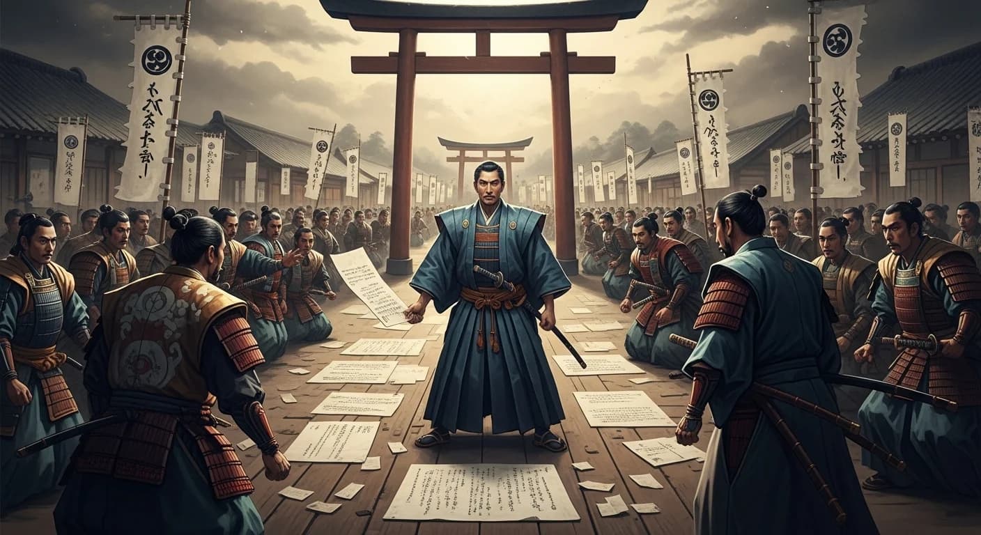 戦国板銭（バンセン）の実態にまつわる歴史的場面（第4章）