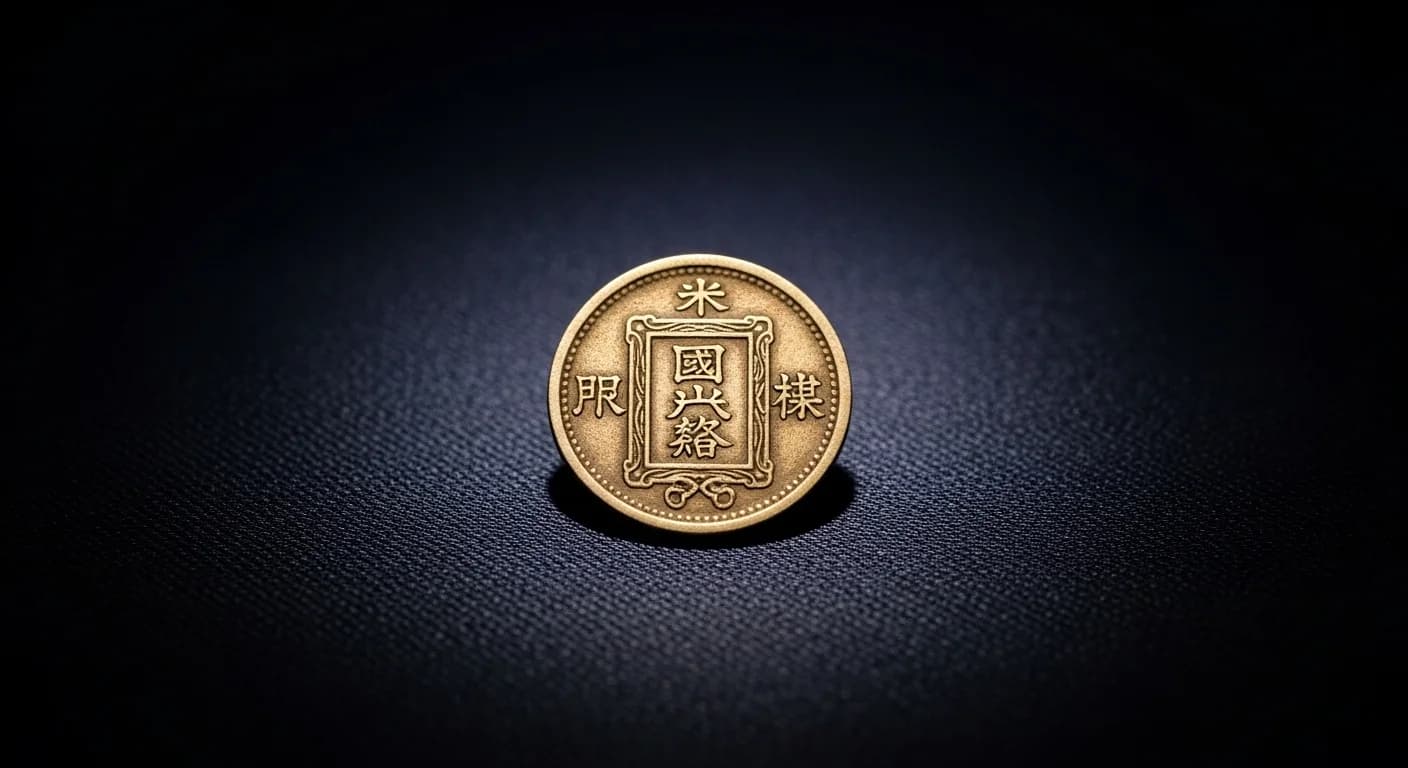 昭和陶器貨幣（試作品）の本体（戦時貨幣）
