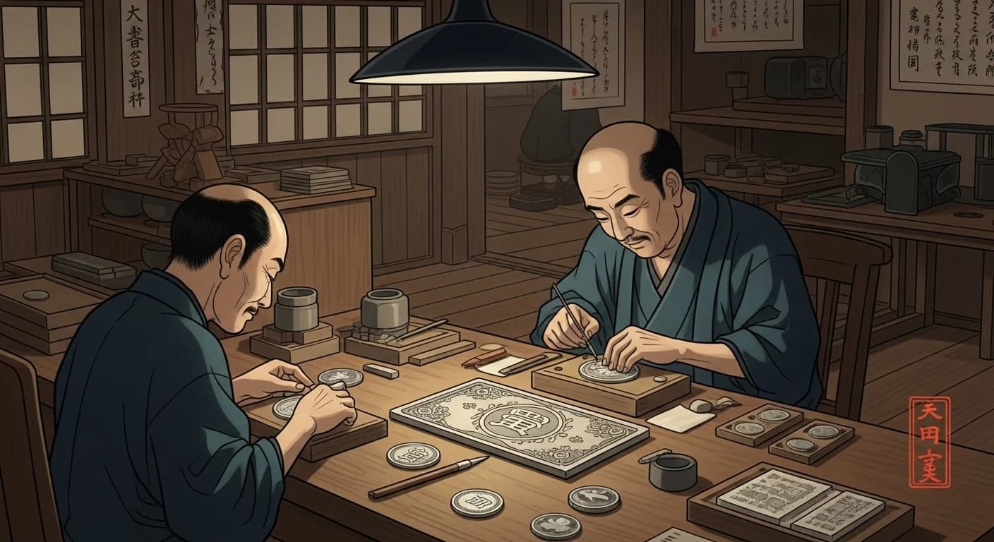 戦時亜鉛貨（試作・計画）にまつわる歴史的場面（第2章）