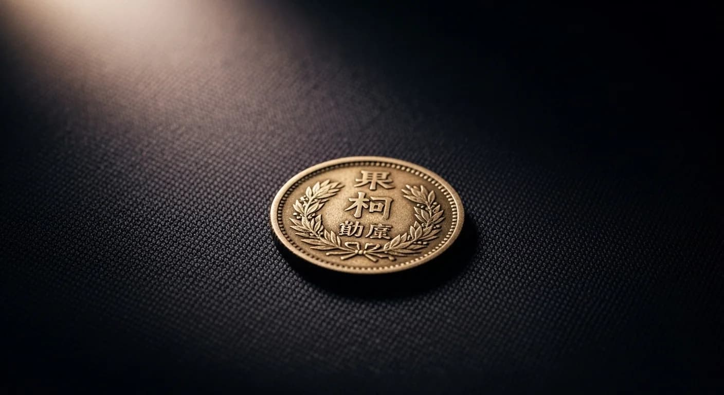 戦時亜鉛貨（試作・計画）の本体（戦時貨幣）