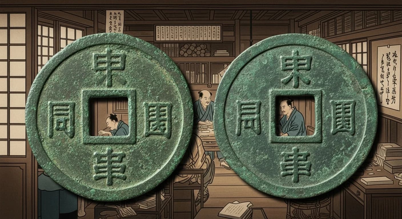 天保通宝写し（薩摩藩）にまつわる歴史的場面（第2章）
