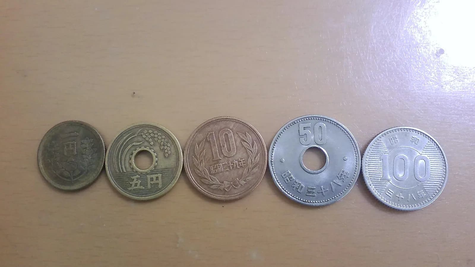 近代日本の貨幣(写真: Wikimedia Commons)