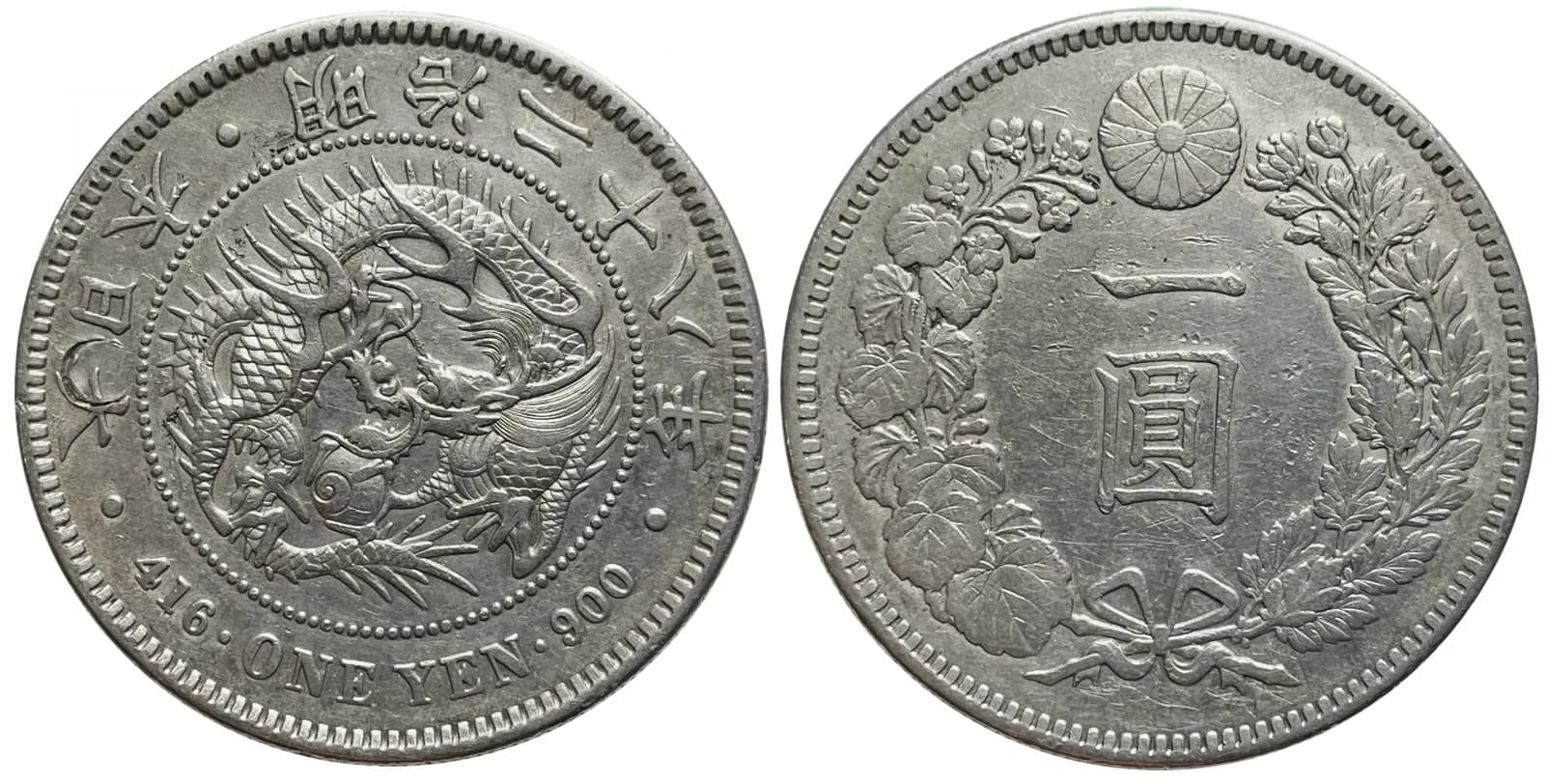 近代日本の貨幣(写真: Wikimedia Commons)