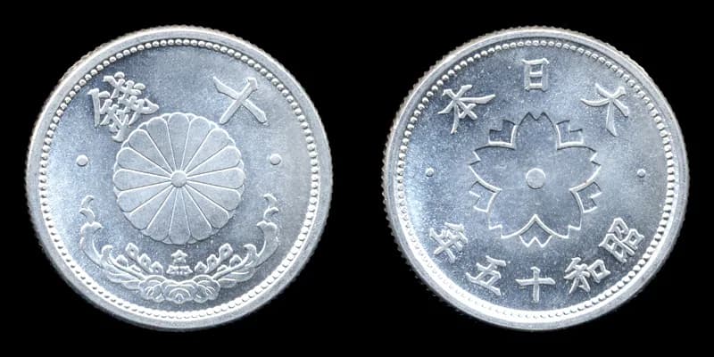 近代日本の貨幣(写真: Wikimedia Commons)