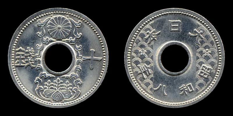 近代日本の貨幣(写真: Wikimedia Commons)