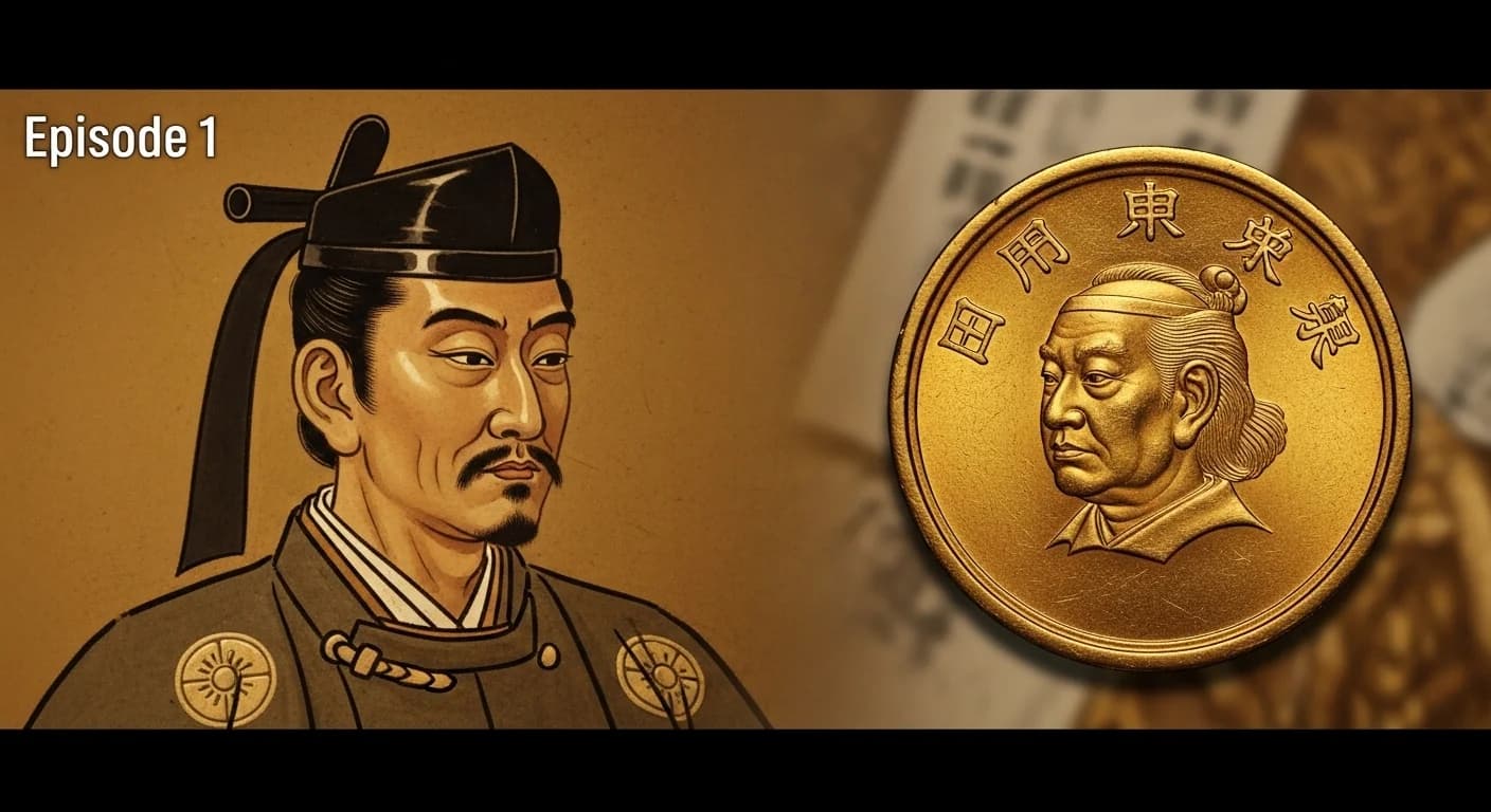 金座の創設(慶長6年)にまつわる歴史的場面(第1章)