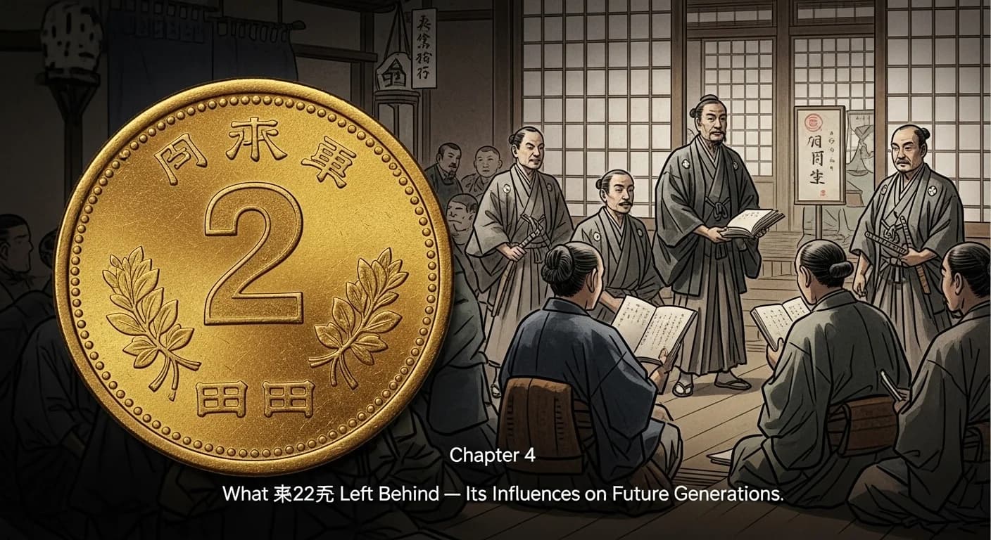 明治2円金貨にまつわる歴史的場面(第4章)