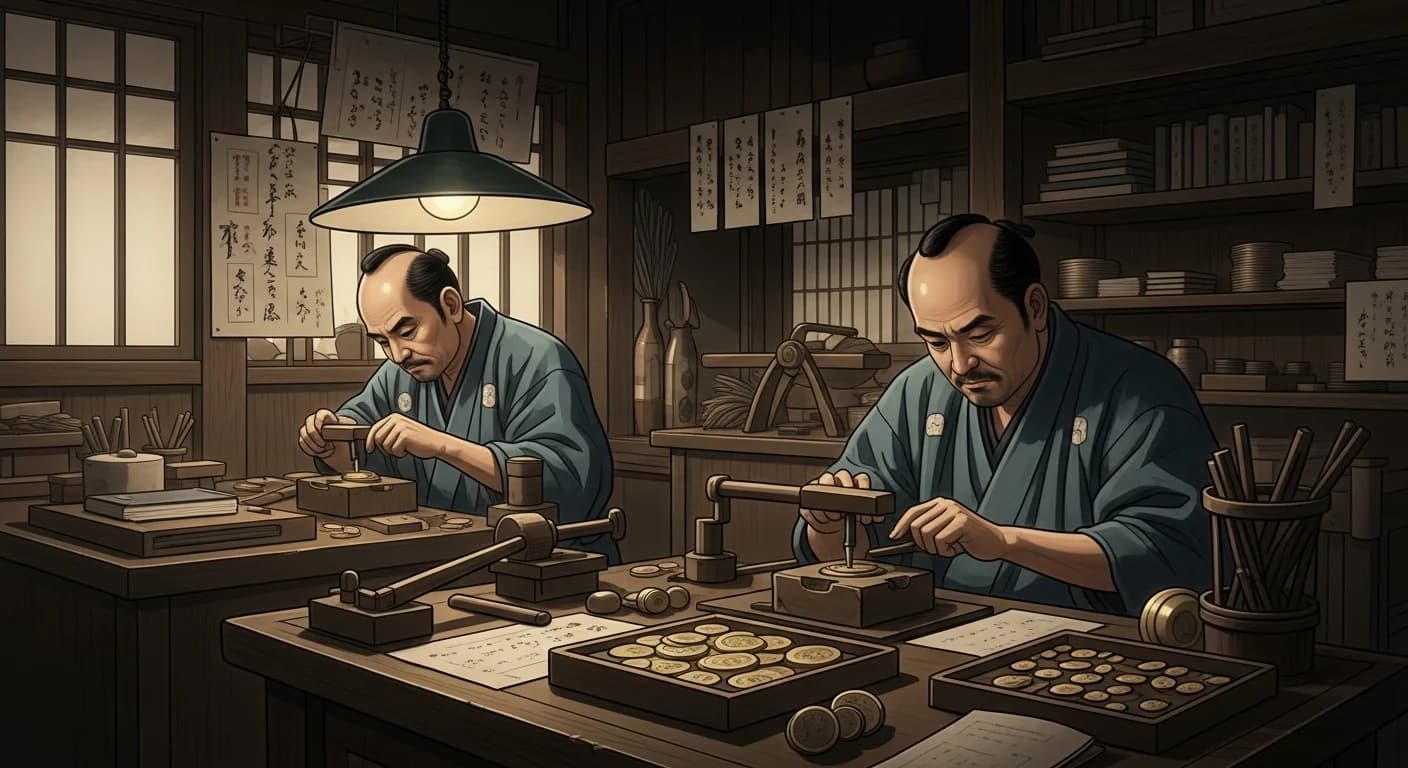 戦時50銭黄銅貨にまつわる歴史的場面(第2章)