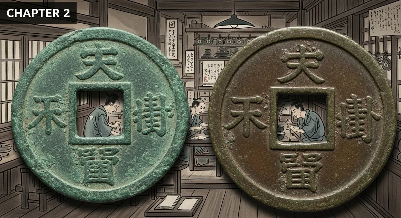 天正通宝にまつわる歴史的場面(第2章)
